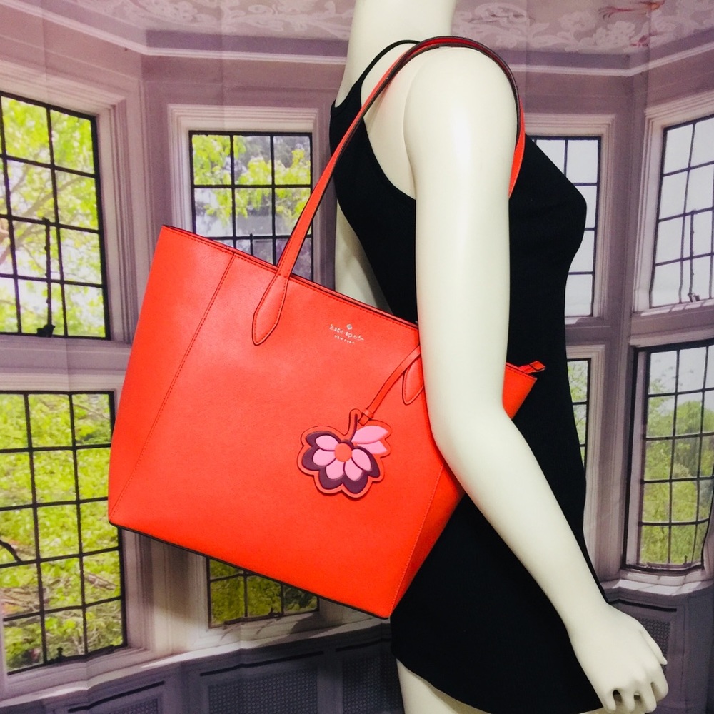 NWT Kate Spade Dana Large tamarillo Tote Bag - Picture 7 of 12